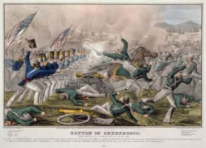 The battle of Chrubusco in 1847 during the Mexican American War.